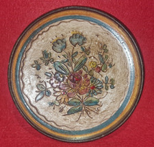 Antico piatto decorativo ceramica VIETRI anni '60 x appendere piattaia cucina