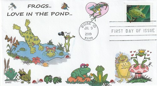 Frogs love the - in,