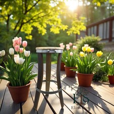 Sgabello da bar rovere  71 cm