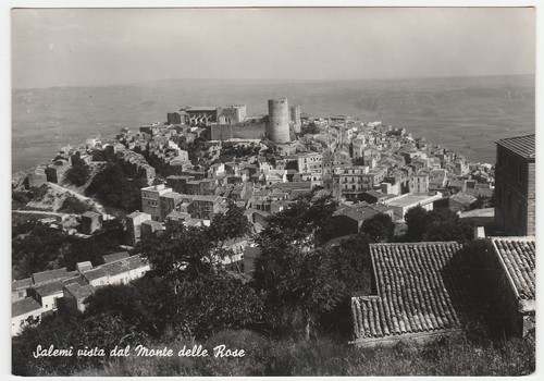 Salemi vista dal monte delle - monte,