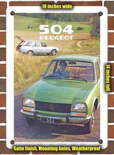 Metal Sign - 1979 Peugeot 104