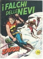 ZAGOR N° 78 I FALCHI DELLE NEVI scritta rossa L.350