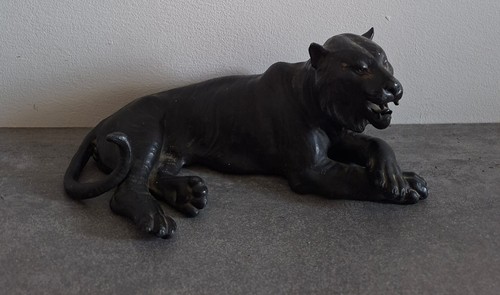Scultura tigre pantera - tigre, /