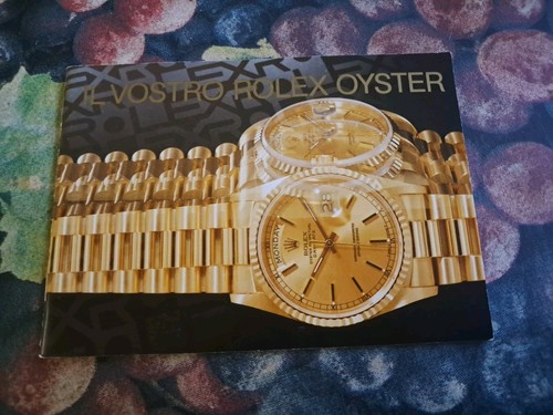 Rolex oyster orologio - rolex, libretto