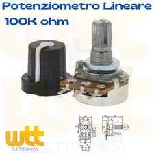 Potenziometro 100K Ohm Lineare