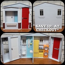 Barbie Totalmente Reale Casa delle Bambole Pieghevole Suoni Mattel 2005 FUNZIONA INCOMPLETA LEGGI*