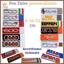 Pendrive chiavetta usb 8 16 32 Gb idea regalo compleanno donna idee uomo maestra