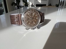 Gallet Multichron 12 Cronografo Vintage Jim Clark con Quadrante Tropicale Cioccolato