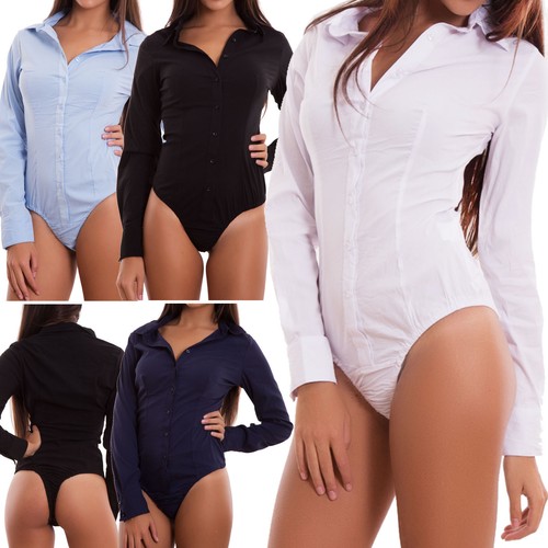 Body donna camicia maglia