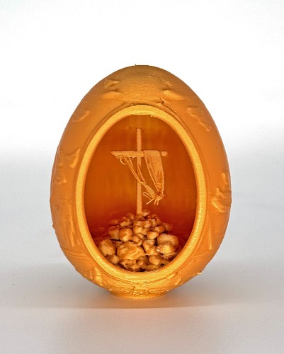 Uovo pasqua croce - di,