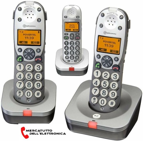 Telefono cordless amplicomms - cordless,