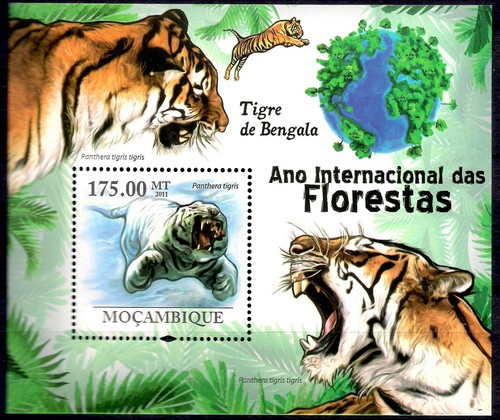 Mozambico 2011 bengala tigri - mozambico,