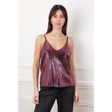 Top Con Spalline In Paillettes