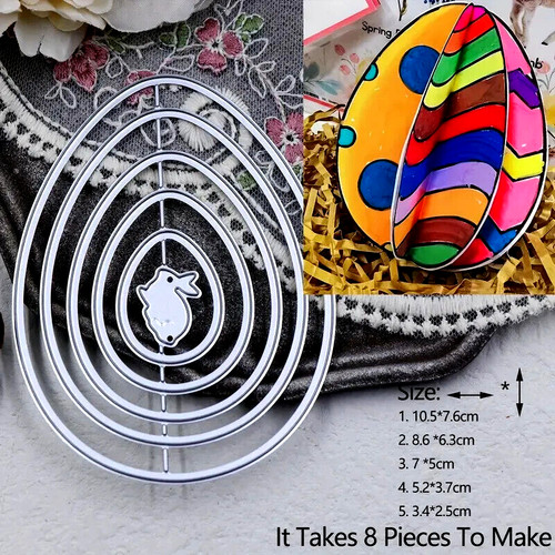 Pezzi uova pasqua e - 5,