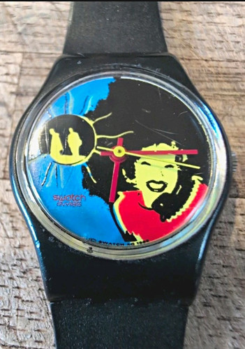 Vintage 1988 swatch - 1988, "sun