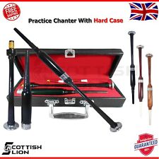 Highland cornamusa pratica canter con custodia gratuita e 2 canne chanter NUOVO