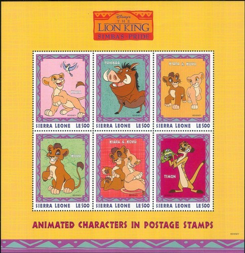 Sierra leone 1998 disney - sierra,
