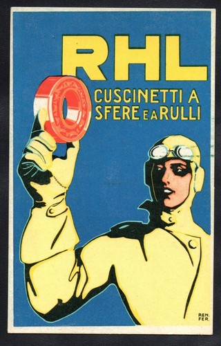 Cartolina pubblicitatia rhl - cartolina,