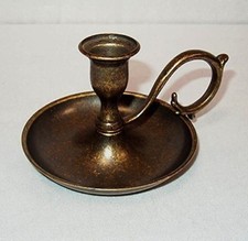 Bugia portacandela in ottone