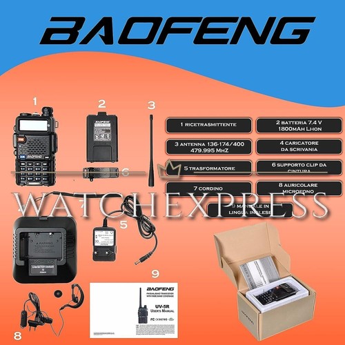 Radio baofeng 5r - radio,