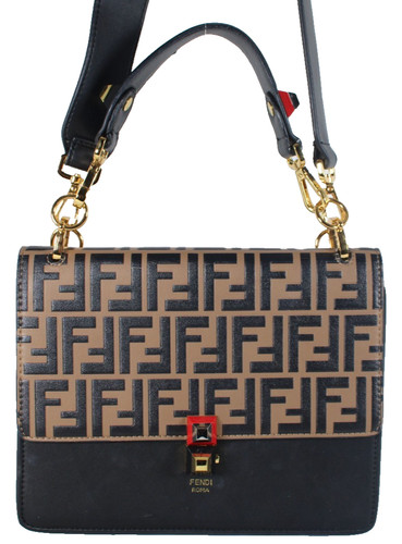 Borsa tracolla fendi nera e - fendi,