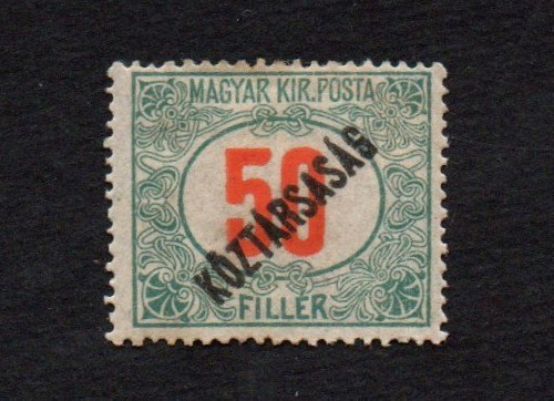 Ungheria 1919 segnatasse - 1919,