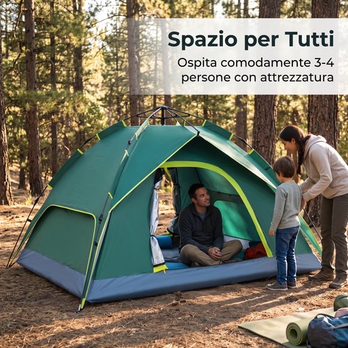 Tenda campeggio automatica - da,