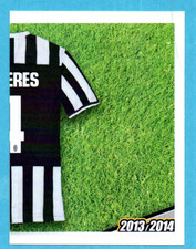 JUVENTUS 2013/2014-FOOTPRINT 2013-Figurina n. 155-Caceres maglia 4-NUOVA/NEW
