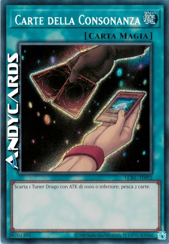 Carte della consonanza cards - carte,