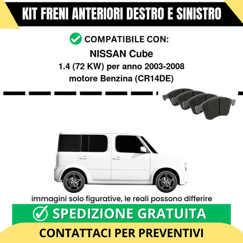 Pastiglie freno anteriori per - anteriori,