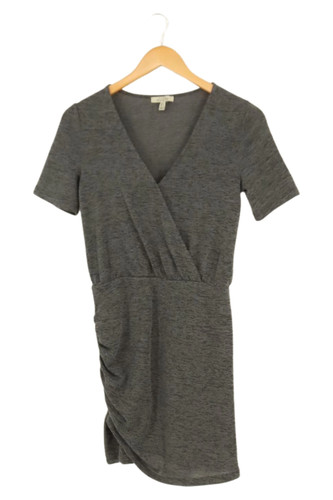 Zara abito maglia donna - zara, grigio