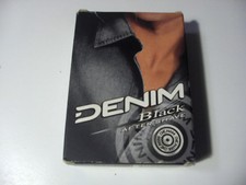 DENIM AFTER SHAVE BLACK - DOPOBARBA UOMO  BLU NUOVO ORIGINALE 100 ml