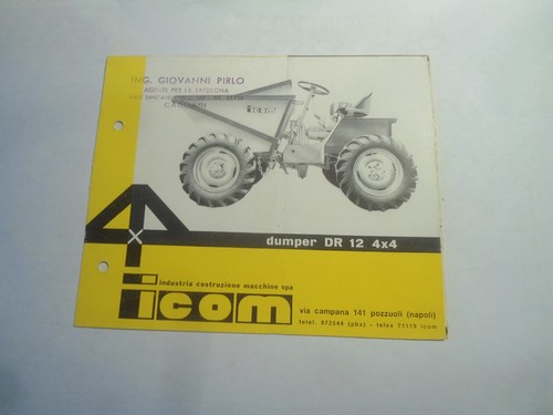 Dumper gommato icom 4x4 - gommato,