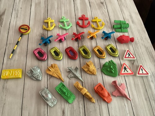 Vintage novelty erasers - vintage,