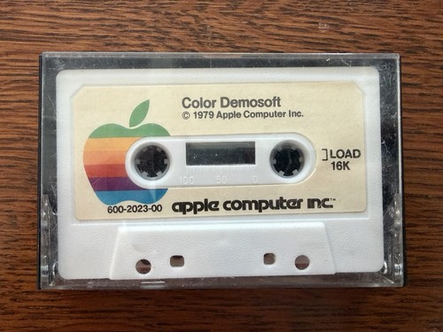 Nastro cassetta vintage apple - cassetta,