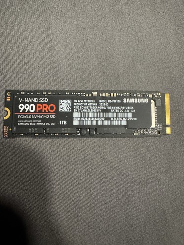 Samsung 990 pro 1tb nvme - 1tb, pcie