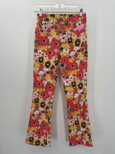 Jeans usati mamma rosso taglia