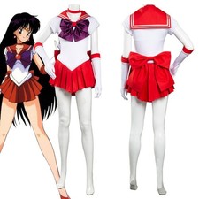Costume cosplay Hino Rei marinaio luna marinaio bambina abiti vestito festa Halloween gonna