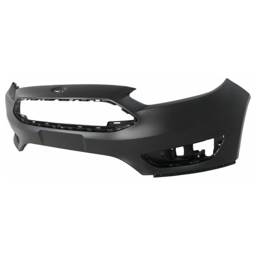 Front black plastic bumper - black,