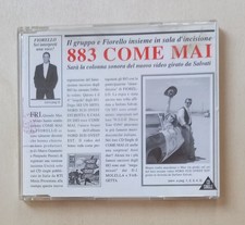 Cd Single 883 MAX PEZZALI FIORELLO Come Mai 1993 Italia Fri Records