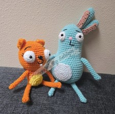 Set di 2 peluche fatti a mano