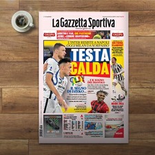 Gazzetta Dello Sport 13 Febbraio 2022.Testa Calda,Napoli-Inter 1-1,Lazio-Bologna