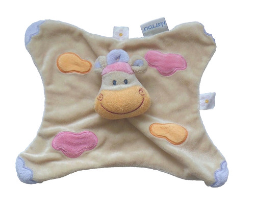 Nattou beige giraffa mucca - giraffa,