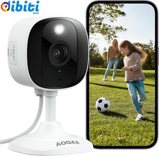 Telecamera Wi-Fi Esterno/Interno - 2K Videocamera Sorveglianza Wifi per Cani, Im