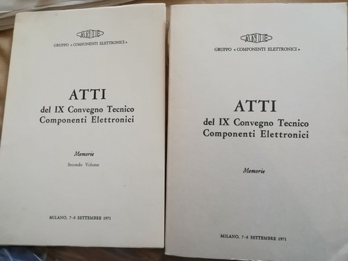 Atti del convegno tecnico - del,