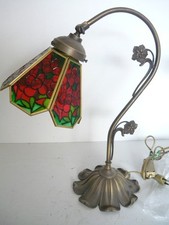Lampshade lamp decorated glass