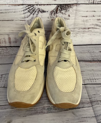 Hogan suede trimmed snake - hogan,