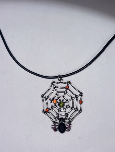 Collana strass vintage metallo
