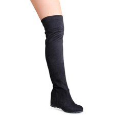Stivali overknee velluto - stivali,