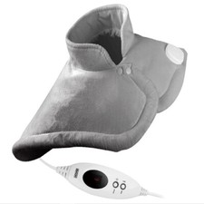 Scaldacollo Elettrico 100W Termoforo Soffice Spalle e Cervicale 3 Livelli Calore